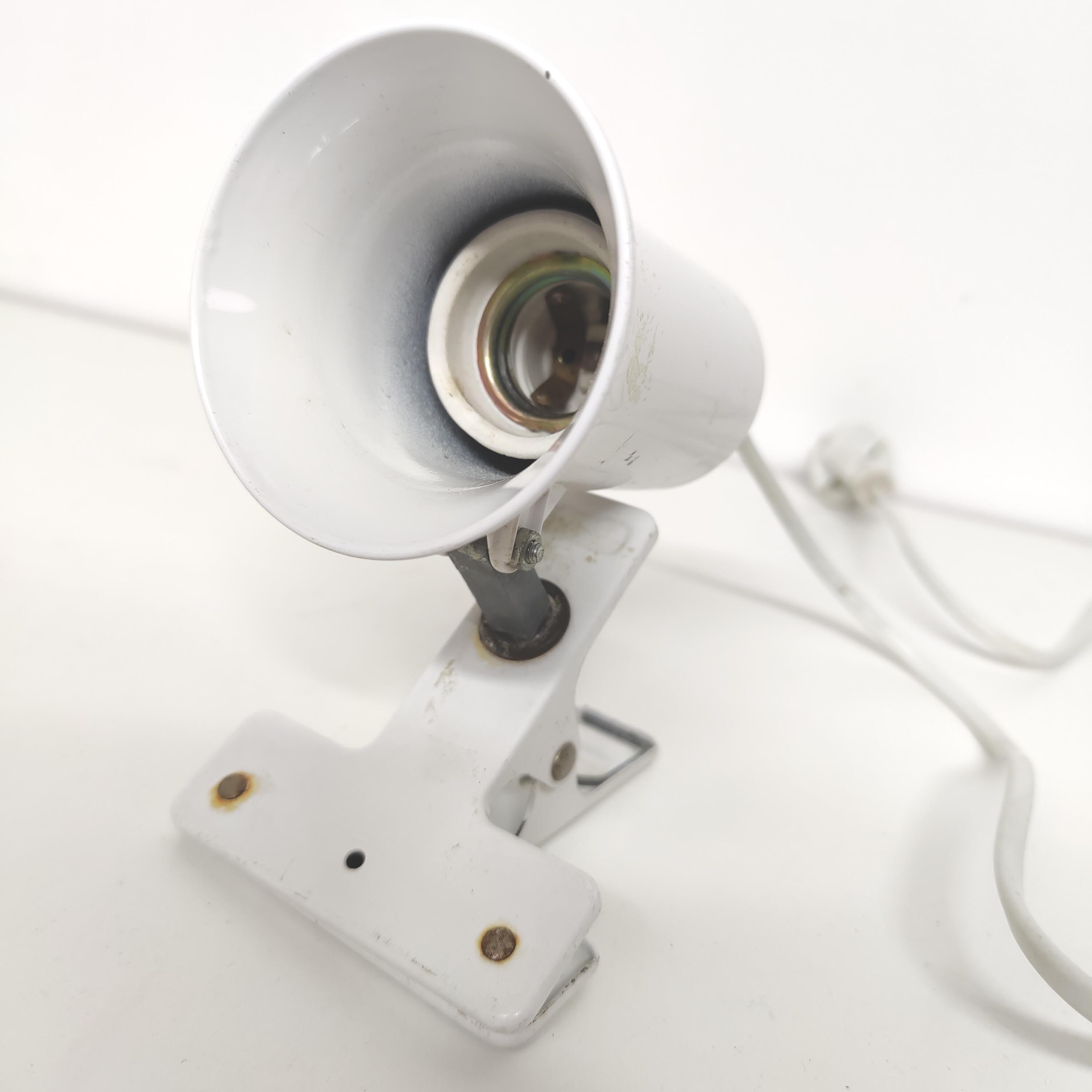 Spot lamp with clip Lita in metal 70s