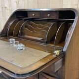 1930s English walnut back desk