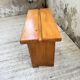 Tabouret, mobilier de montagne, 1970