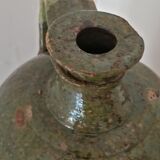 Cruche a huile ancienne vernissée XIX ème