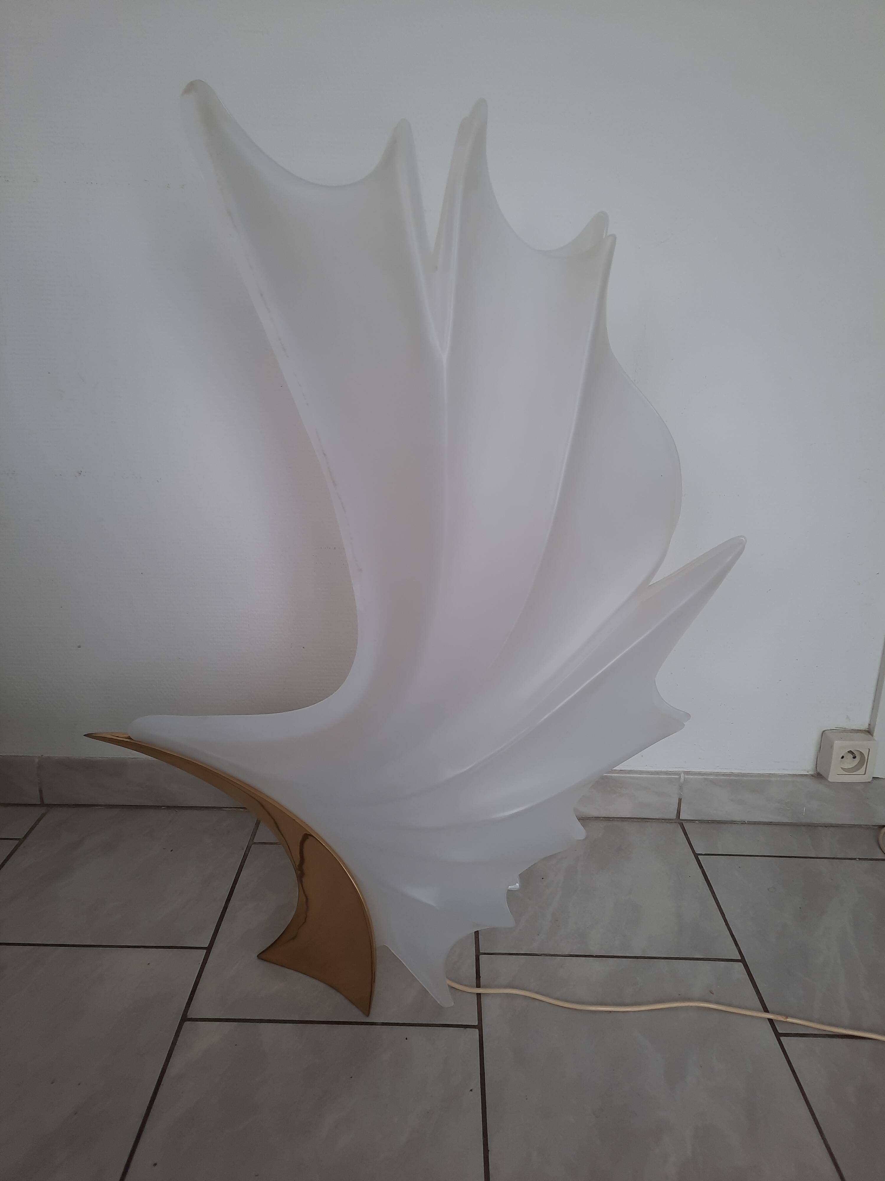 Large table lamp by rougier from the 70s