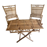 Bamboo table and chairs