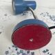 Vintage blue desk lamp, 1970s, flexible chrome metal