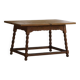 Modern French rectangular dining table in solid pine, handmade, 1900s.