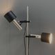 double shaded metal floorlamp by J. Hoogervorst for Anvia Netherlands