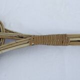 Antique wicker carpet beater