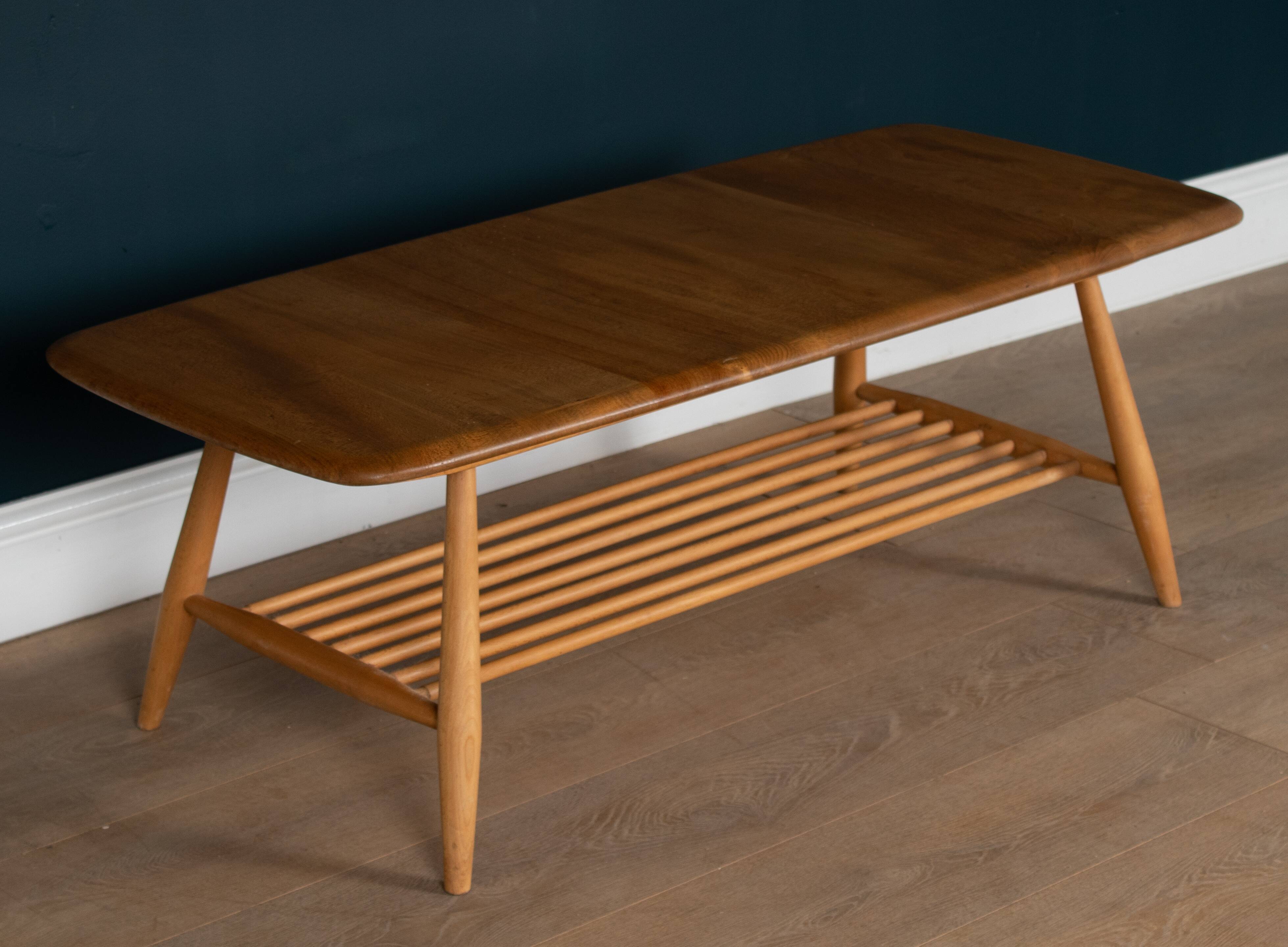 Ercol Elm Model 459 coffee table