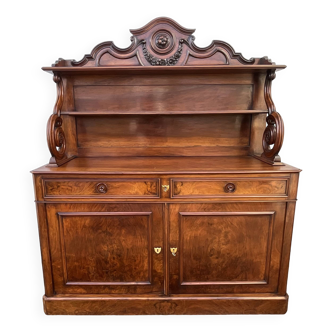 Saint-Hubert Sideboard in Burr Walnut, Late 19th Century