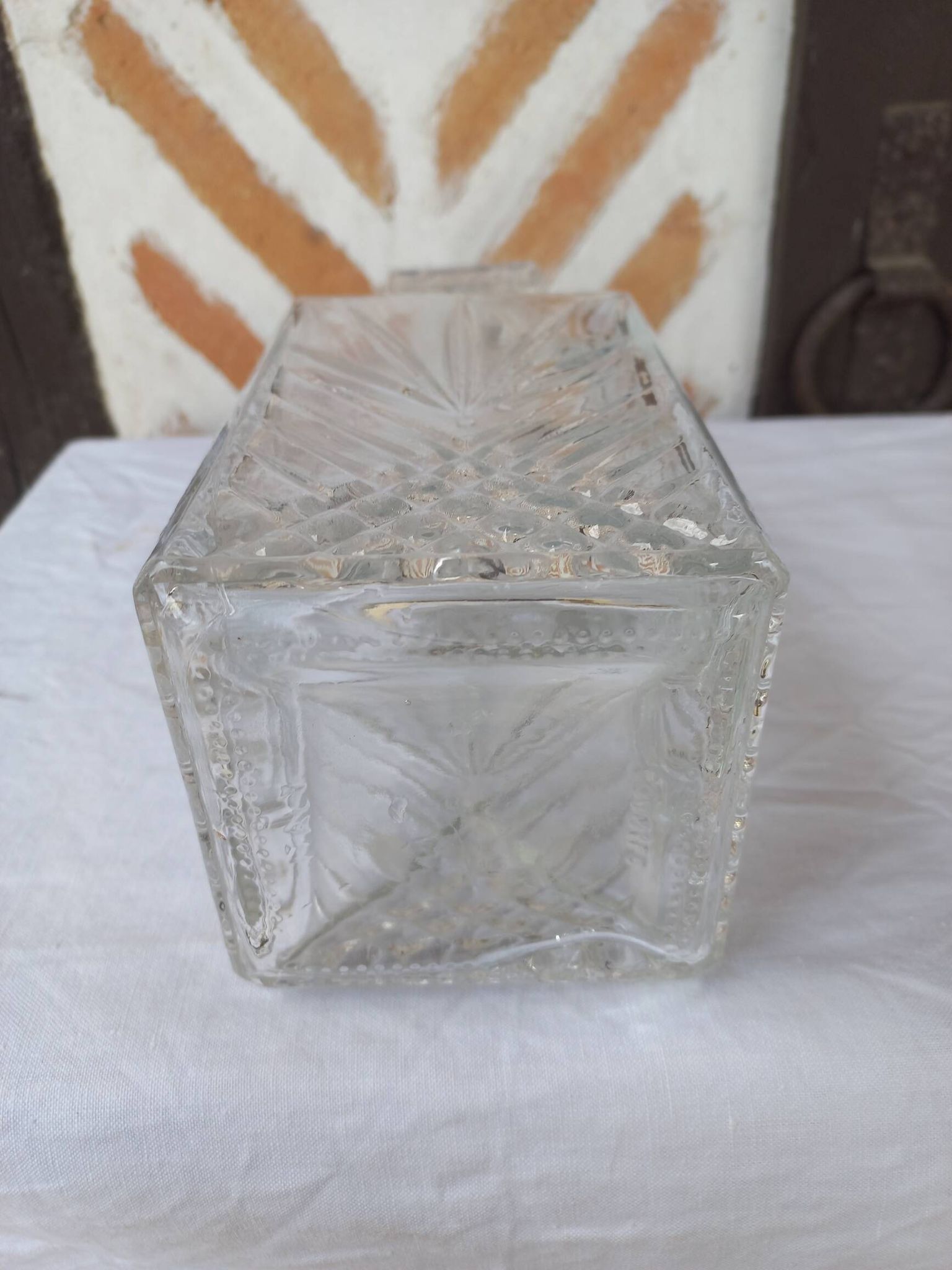 Carafe à whisky vintage "épis"