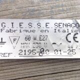 Large chandelier, 46 hanging beveled glass plates