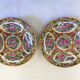 Asian Porcelain Plates Floral Decor