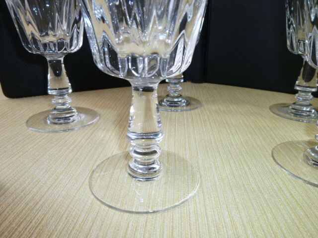 Set of 5 water glasses or large glass wine glasses