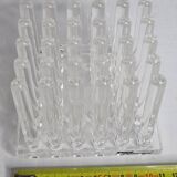 "Fakiro VIP" lucite desk organizer by Guzzini, SNCF advertising object from the 80s