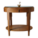 Guéridon en noyer Art déco 1930