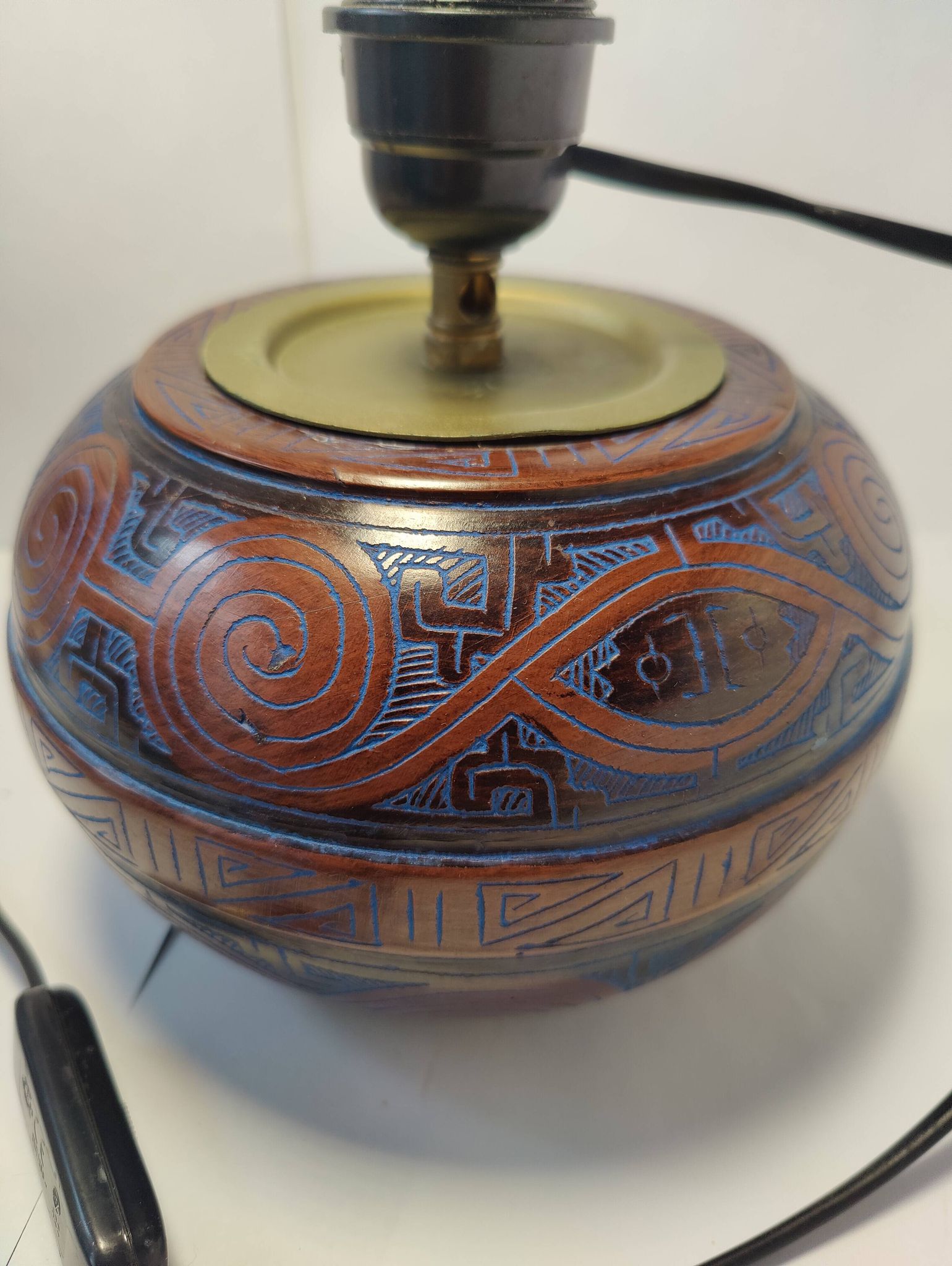 Lampe terre cuite de Marivaldo Brazil