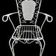 4 fauteuils Provençaux en fer forgé 60’s
