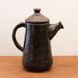 Glazed stoneware coffee maker signed