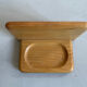Wall-mounted wooden soap dish