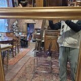 Mirror Louis Philippe 19th gold 144h/106l cms