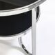 Small Bauhaus Black Chrome Table from Kovona, Czechia, 1970s