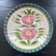Plat italien décor floral