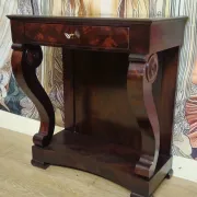 Empire-style console – Mahogany – 1 drawer – 19th century