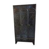 Industrial locker room three doors