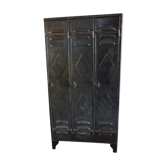 Industrial locker room three doors