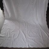 Old embroidered tablecloth 245x160cm