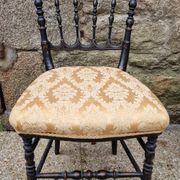 Chaise d'appoint Napoleon III, de musicien, XIXème s.
