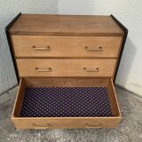 Commode pieds compas 1960