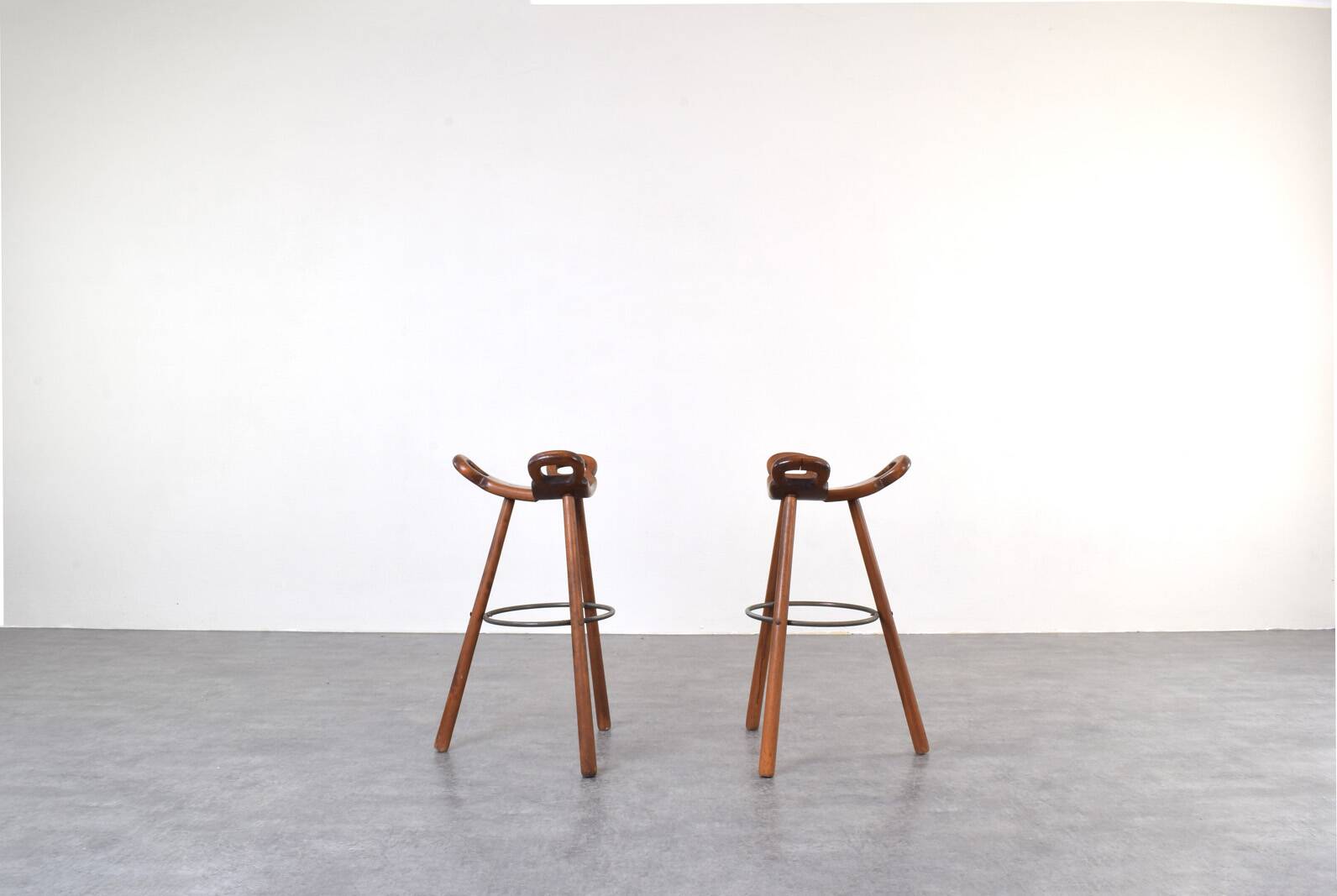 Brutalist Marbella Bar Stool by Sergio Rodriguez for Conform, 1970s, Set of