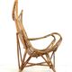 Rattan Armchair XL - mid century modern - japandi - very rare model