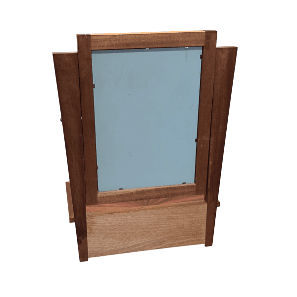 Coiffeuse Art Déco française avec miroir pivotant