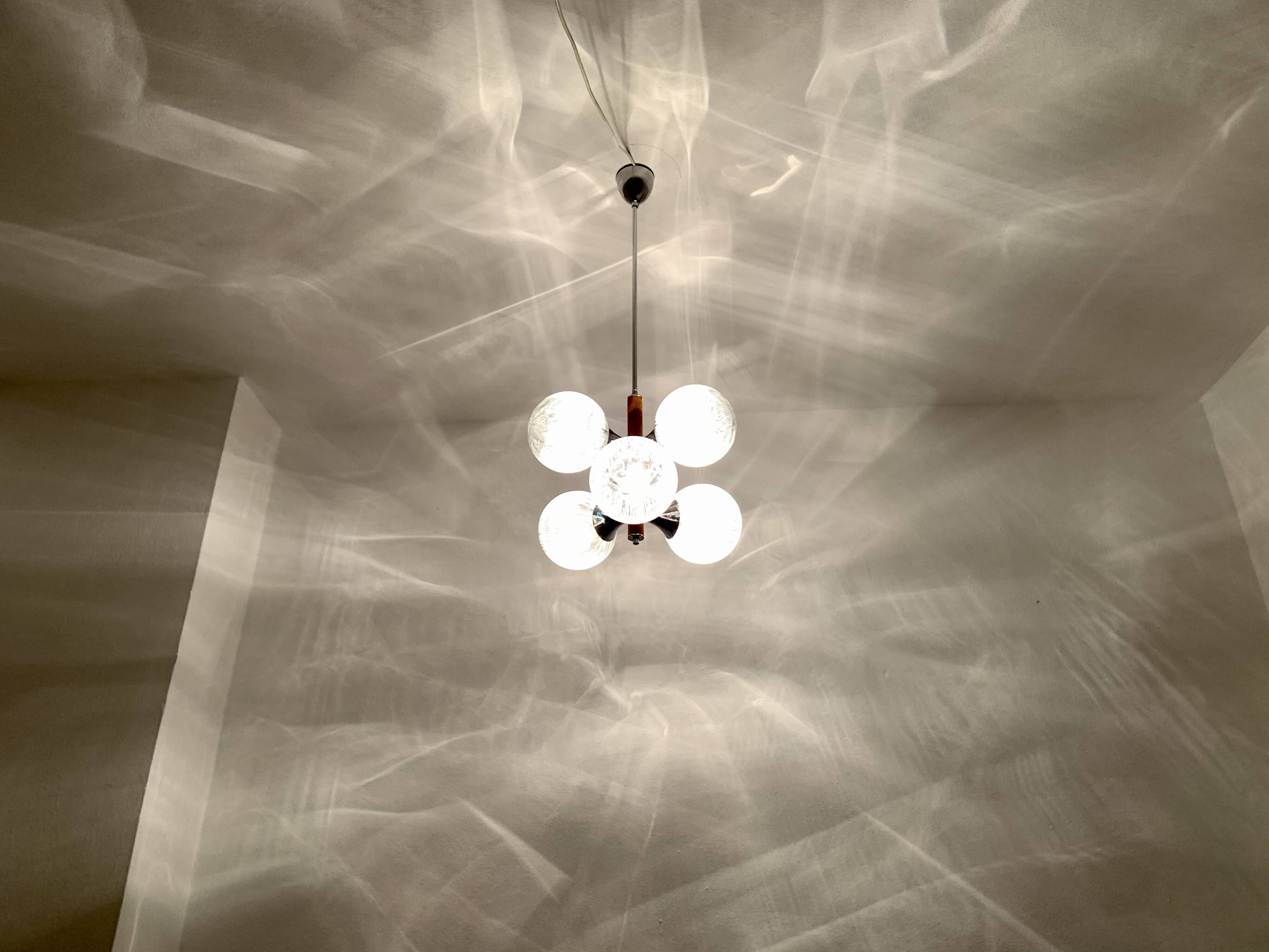 Lustre Spoutnik en cristal