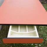 Formica table orange