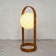 Lampadaire scandinave plywood globe 1960