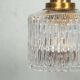 Vintage glass suspension for dining table