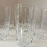 Ensemble de 6 verres à orangeade en Cristal