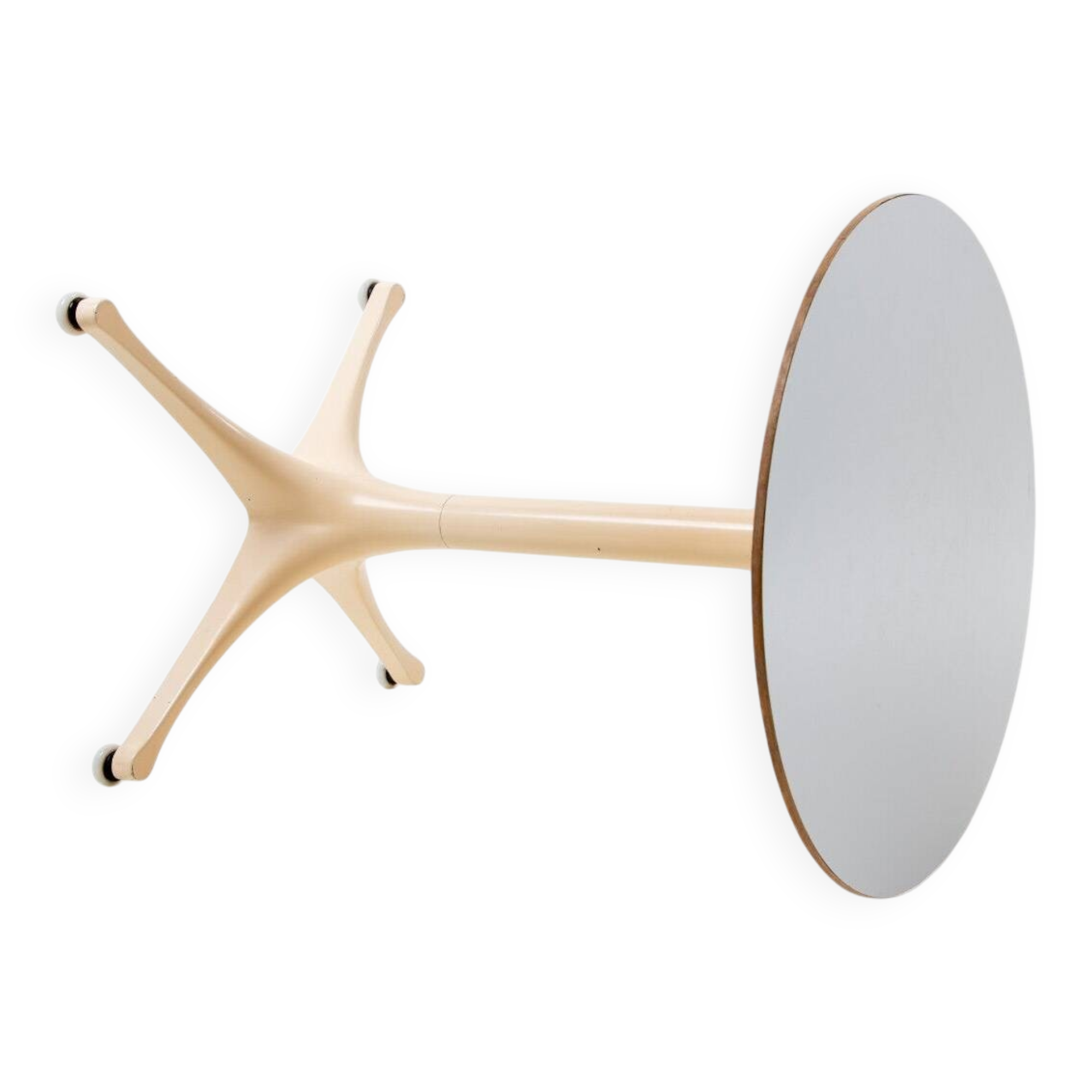 80s pedestal side table by George Nelson for Herman Miller