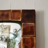 Long square mirror by Mithé Espelt