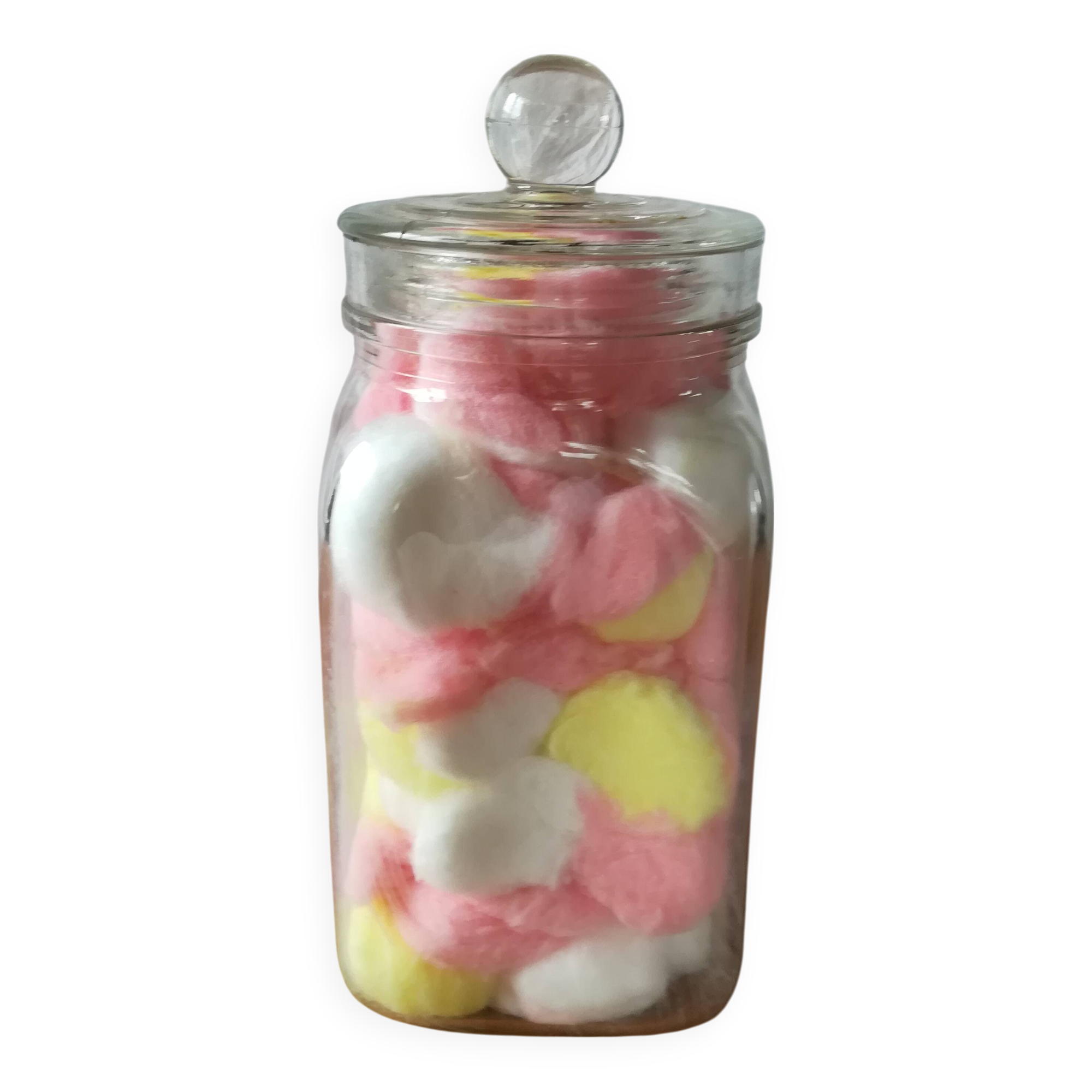 Bonbonnière carrée en verre 25cm