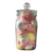 Bonbonnière carrée en verre 25cm