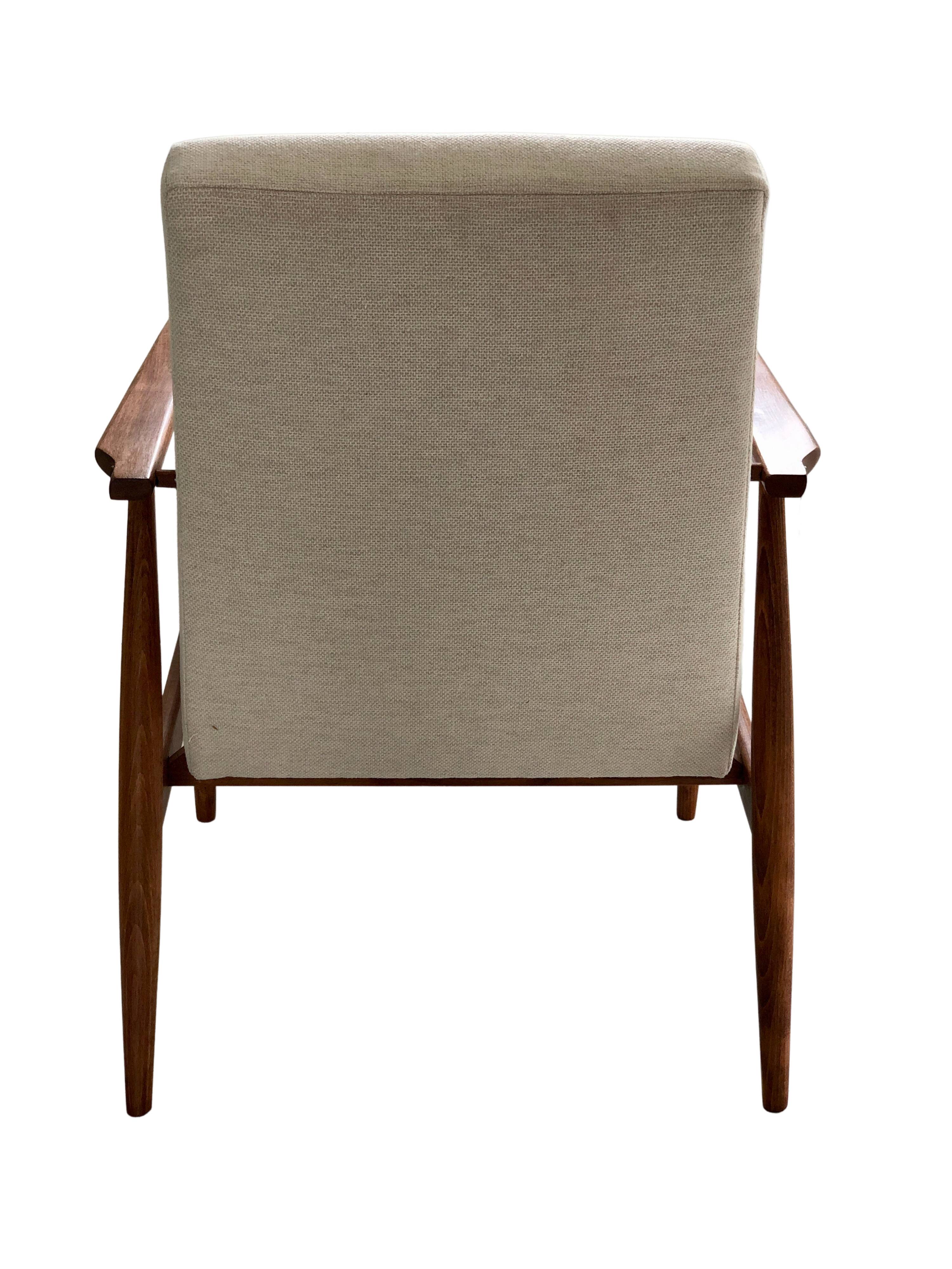 Mid-century beige armchairs by Henryk Lis, 1960s, set of 2