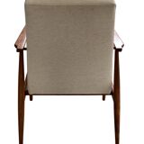 Mid-century beige armchairs by Henryk Lis, 1960s, set of 2