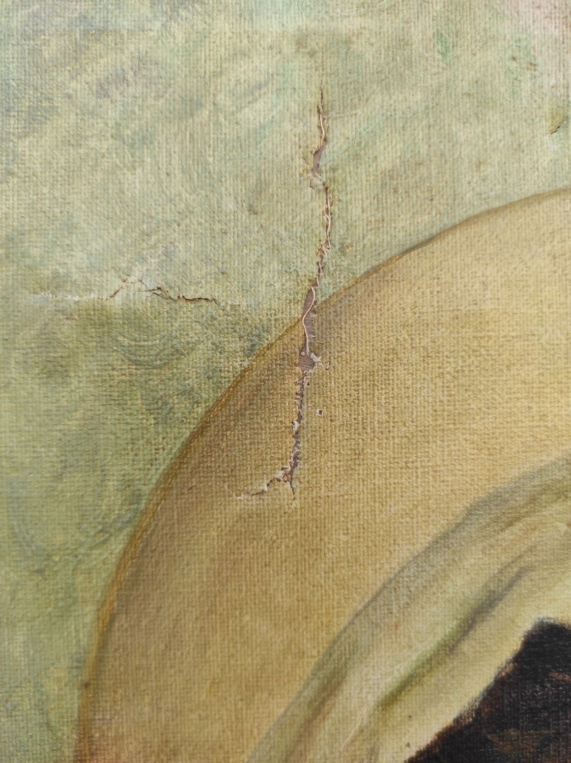 Dutch oil painting of Madonna and Child, signed C. Vesters, 1940