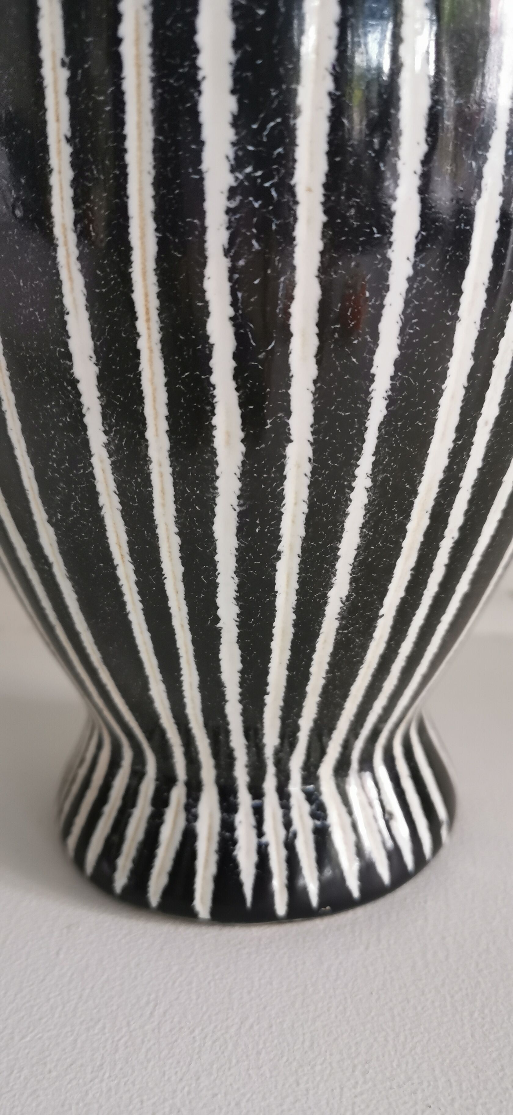 1950s Vallauris vase pitcher signed Voltz