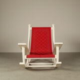 Gilles Sermadiras for Maison et Jardin, “Deauville” rocking chair, France, 1950