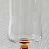 6 vintage champagne flutes