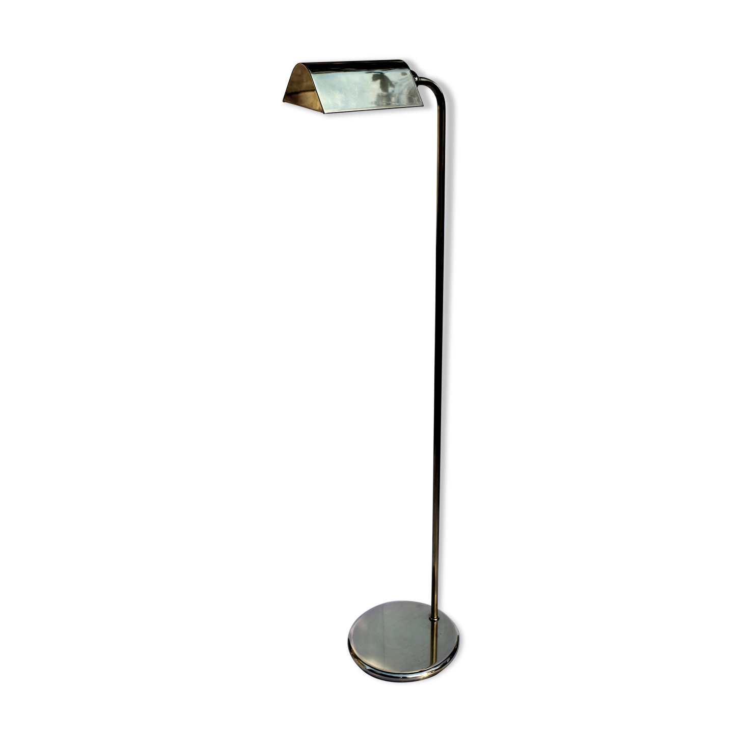 Lampadaire de lecture en laiton